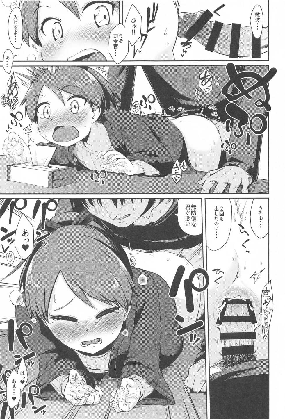 (Houraigekisen! Yo-i! 63Senme) [Owakari Itadaketa darou ka (Umiyamasoze)] Shikinami Aiai Kotatsu (Kantai Collection -KanColle-) - Page 22