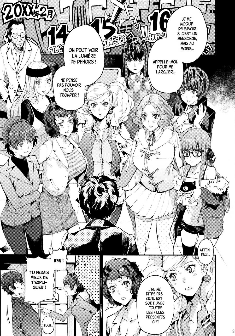 (C96) [Oppai Baibai (Azukiko)] Hattoubun no Persona (Persona 5) [French] [Leroux00] - Page 5
