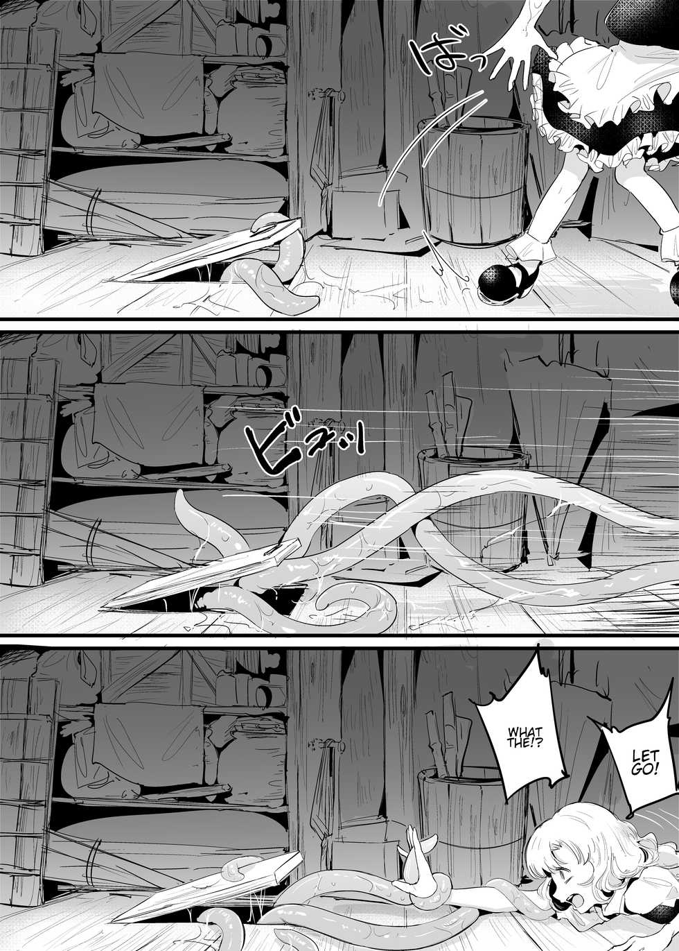 [Gunnjou Yosio] Marisa Shokushu Manga | A Marisa Tentacle Manga (Touhou Project) [English] - Page 7