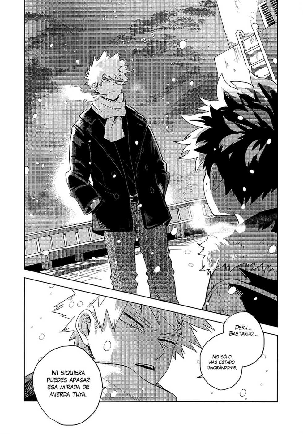 (Douyara Deban no Youda! 19) [Hokoushayou Shingou (Cai)] Antinomie Origin (Hokoushayou Shingou Sairokushuu Atsureki) (Boku no Hero Academia) [Spanish] - Page 17