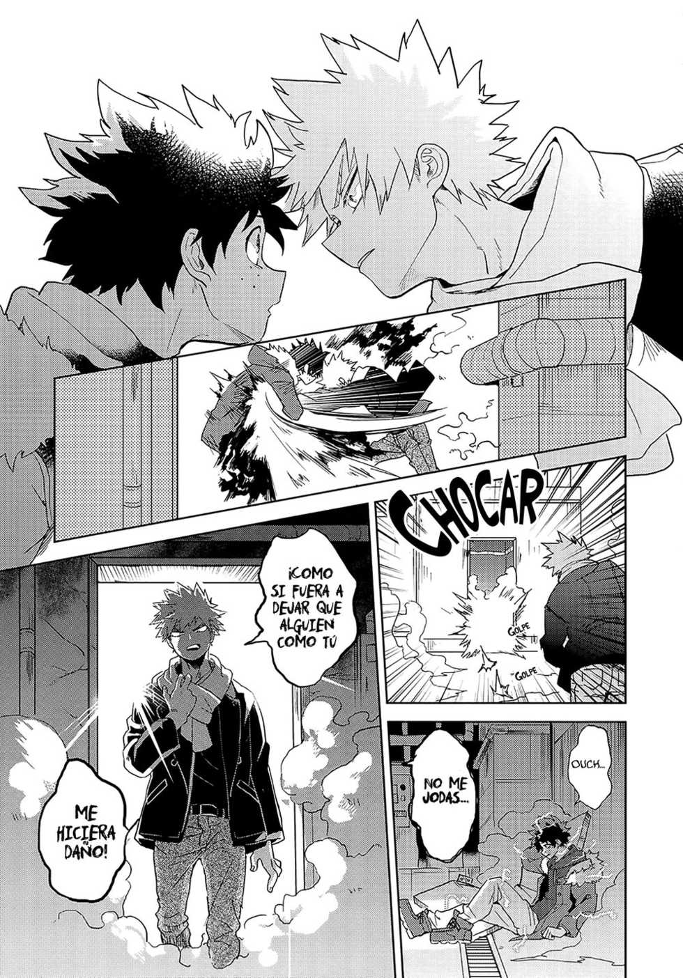 (Douyara Deban no Youda! 19) [Hokoushayou Shingou (Cai)] Antinomie Origin (Hokoushayou Shingou Sairokushuu Atsureki) (Boku no Hero Academia) [Spanish] - Page 20