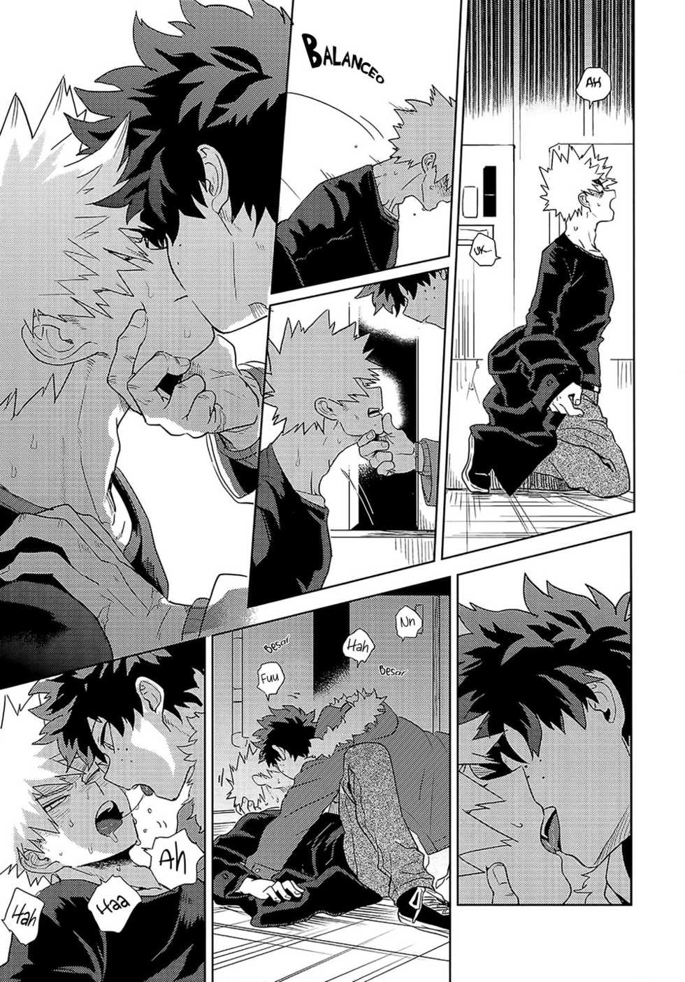 (Douyara Deban no Youda! 19) [Hokoushayou Shingou (Cai)] Antinomie Origin (Hokoushayou Shingou Sairokushuu Atsureki) (Boku no Hero Academia) [Spanish] - Page 24