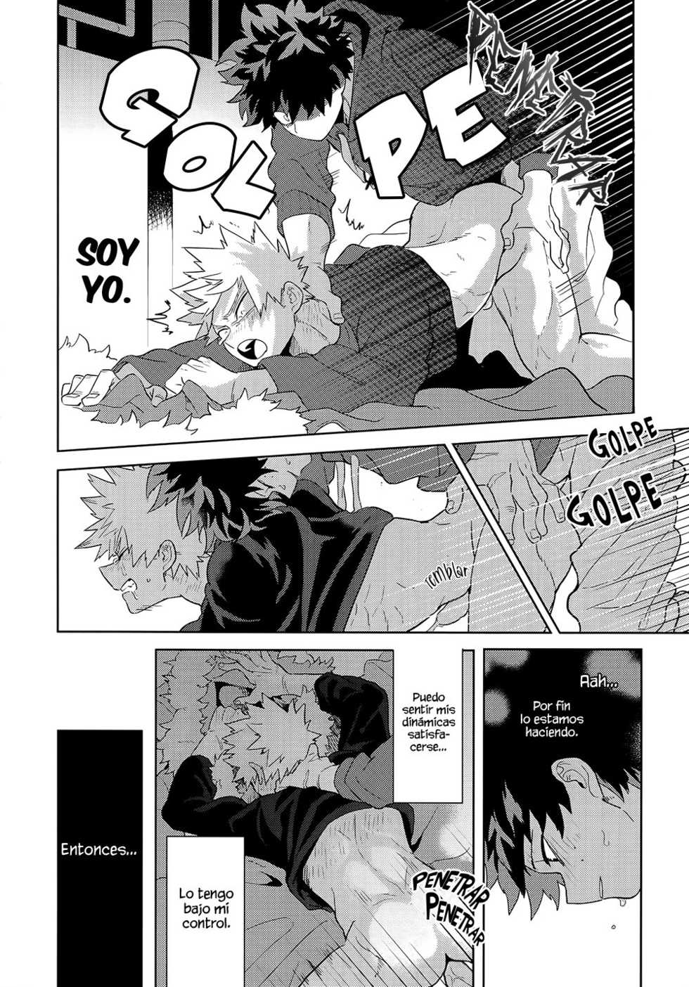 (Douyara Deban no Youda! 19) [Hokoushayou Shingou (Cai)] Antinomie Origin (Hokoushayou Shingou Sairokushuu Atsureki) (Boku no Hero Academia) [Spanish] - Page 29