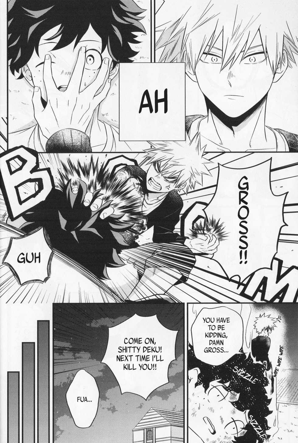 (Douyara Deban no Youda! 10) [Gateau Scotch (Amakuchi Lencon)] SwalloW DowN (Boku no Hero Academia) [English] - Page 9