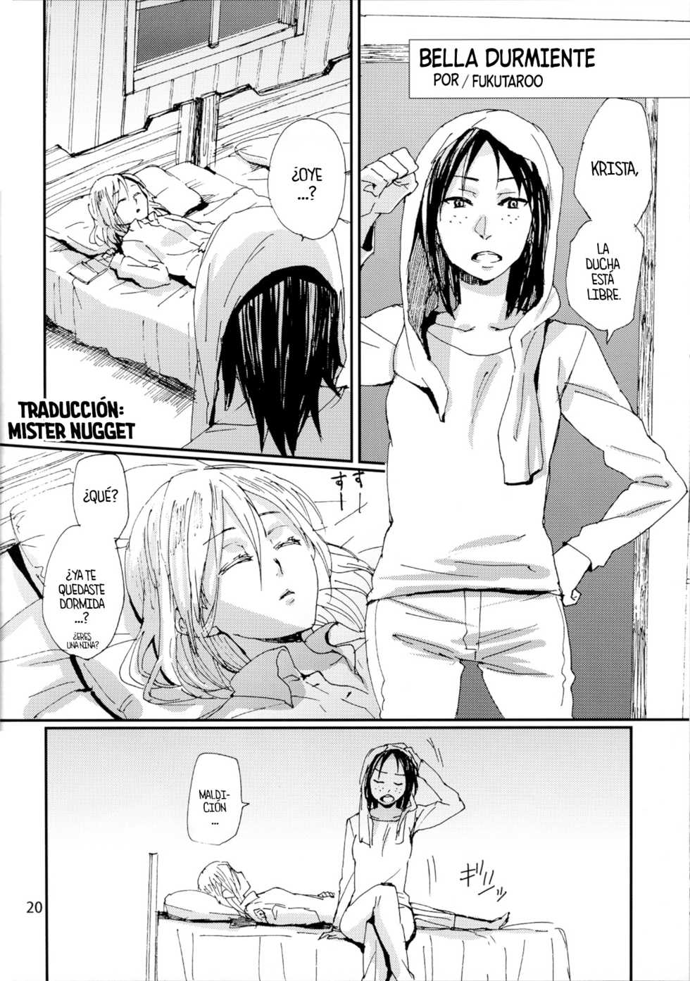 (C85) [Komorebitei (Various)] Honey! ~ Yumikuri Anthology~ (Shingeki no Kyojin) [Spanish] [Mister Nugget] - Page 22