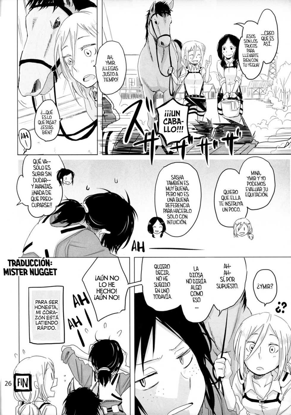 (C85) [Komorebitei (Various)] Honey! ~ Yumikuri Anthology~ (Shingeki no Kyojin) [Spanish] [Mister Nugget] - Page 28