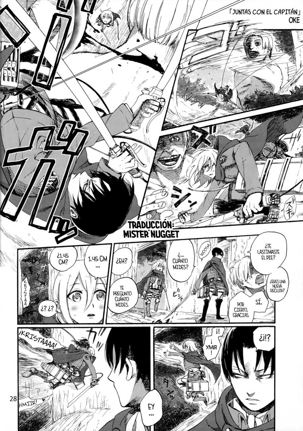 (C85) [Komorebitei (Various)] Honey! ~ Yumikuri Anthology~ (Shingeki no Kyojin) [Spanish] [Mister Nugget] - Page 30