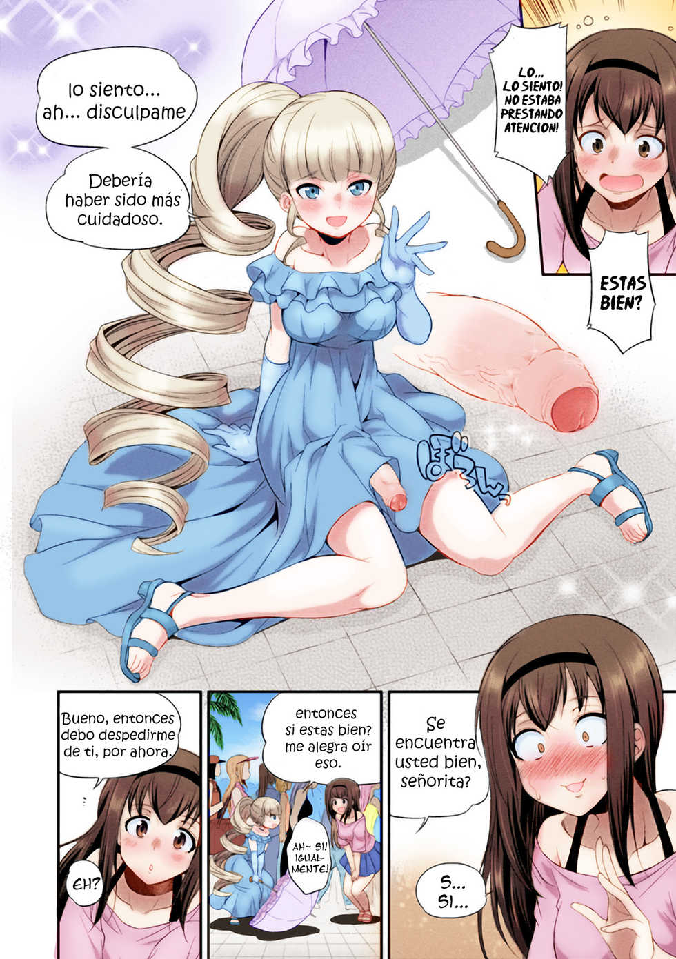 [Kaguya] Futanarijima ~The Queen of Penis~ Ch. 1 [Spanish] [Decensored] [Colored] - Page 10