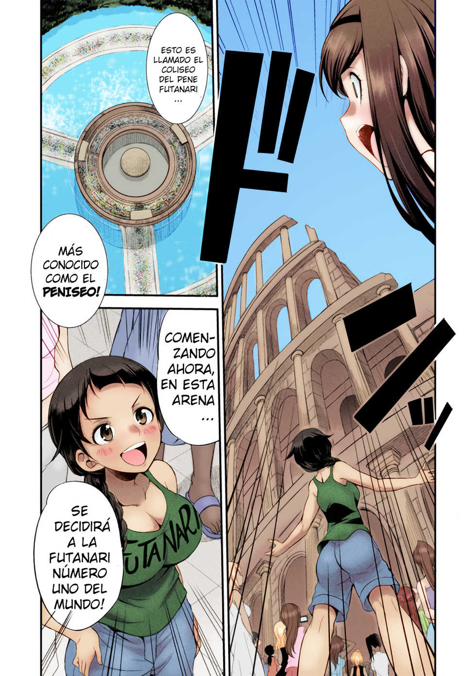 [Kaguya] Futanarijima ~The Queen of Penis~ Ch. 1 [Spanish] [Decensored] [Colored] - Page 12