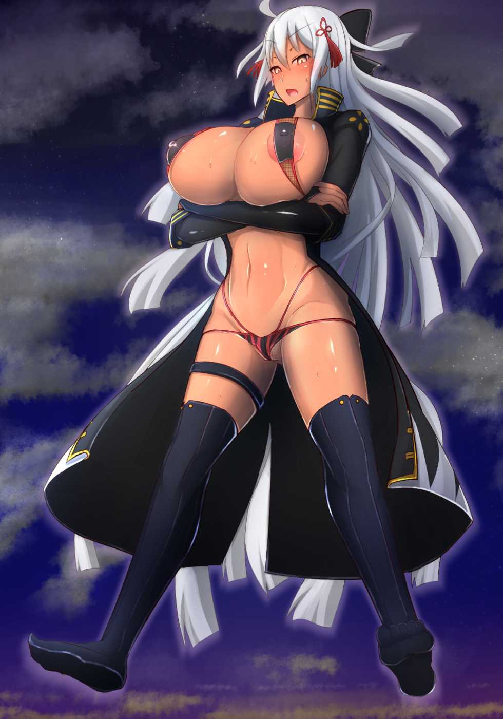 [Bigshine] Okita Oruta Sukebe Bikini Anaru Jukan | 오키타 얼터 • 변태 비키니 • 애널 수간 (Fate/Grand Order) [Korean] - Page 1