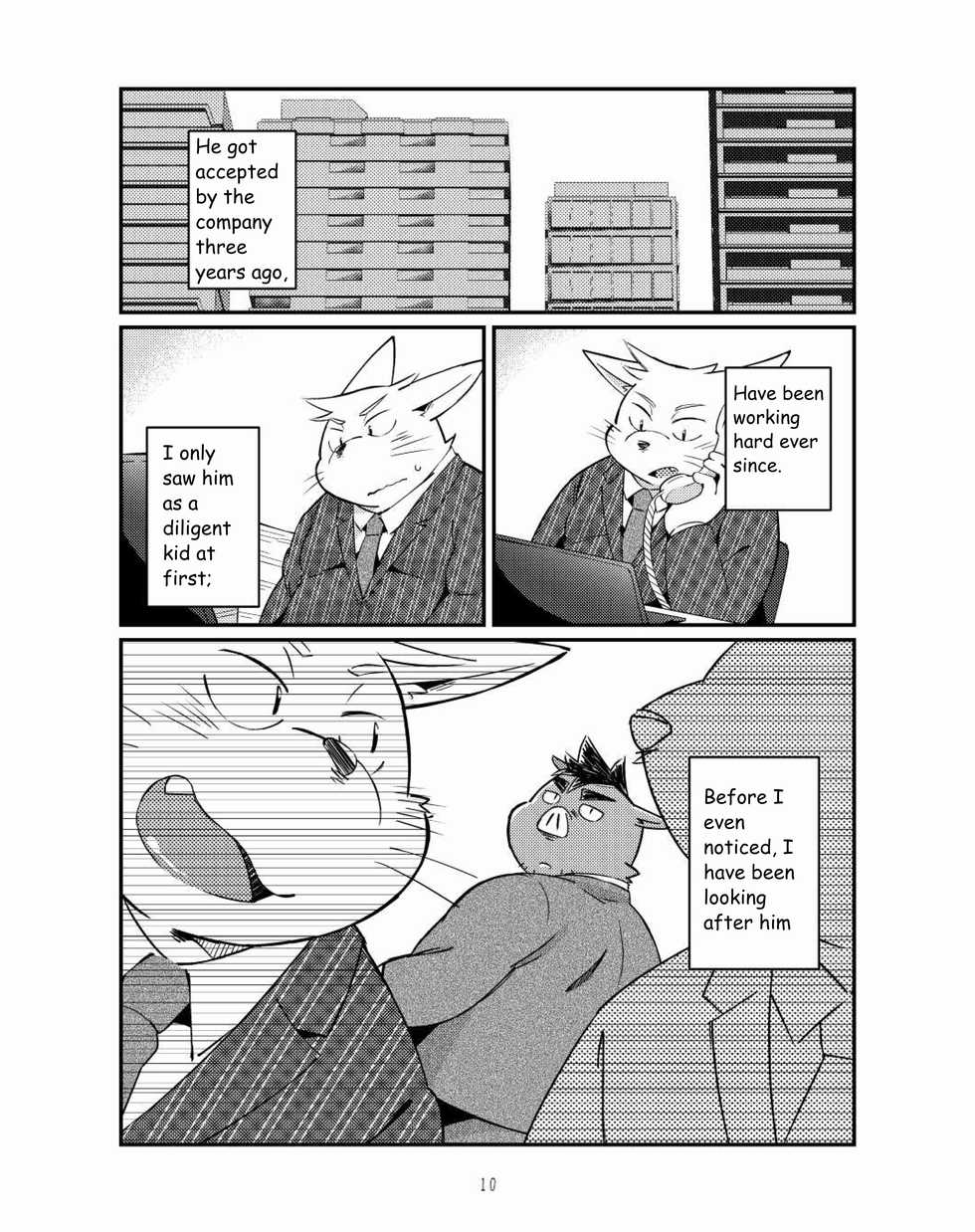 [ichijuu sansai (diru)] Ikawa Buchou to Inoue-kun to. [English] [Digital] - Page 9