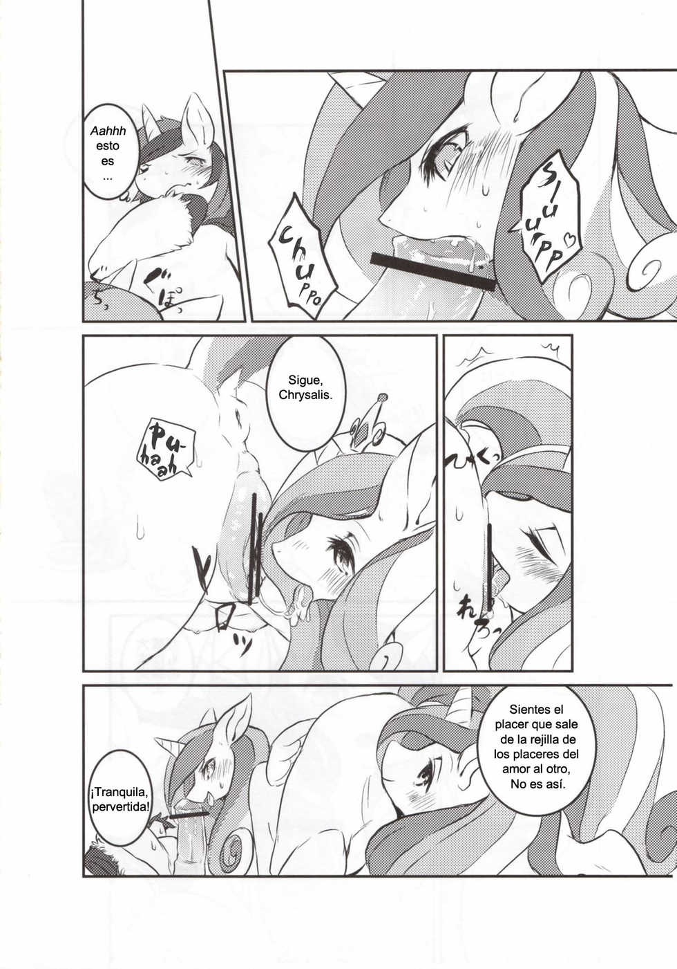 (Kansai! Kemoket 2) [Hoshi Futatsu. (Yoo Oona)] solitary pupa | La Pupa Solitaria (My Little Pony: Friendship is Magic) [Spanish] [Red Fox Makkan] - Page 9