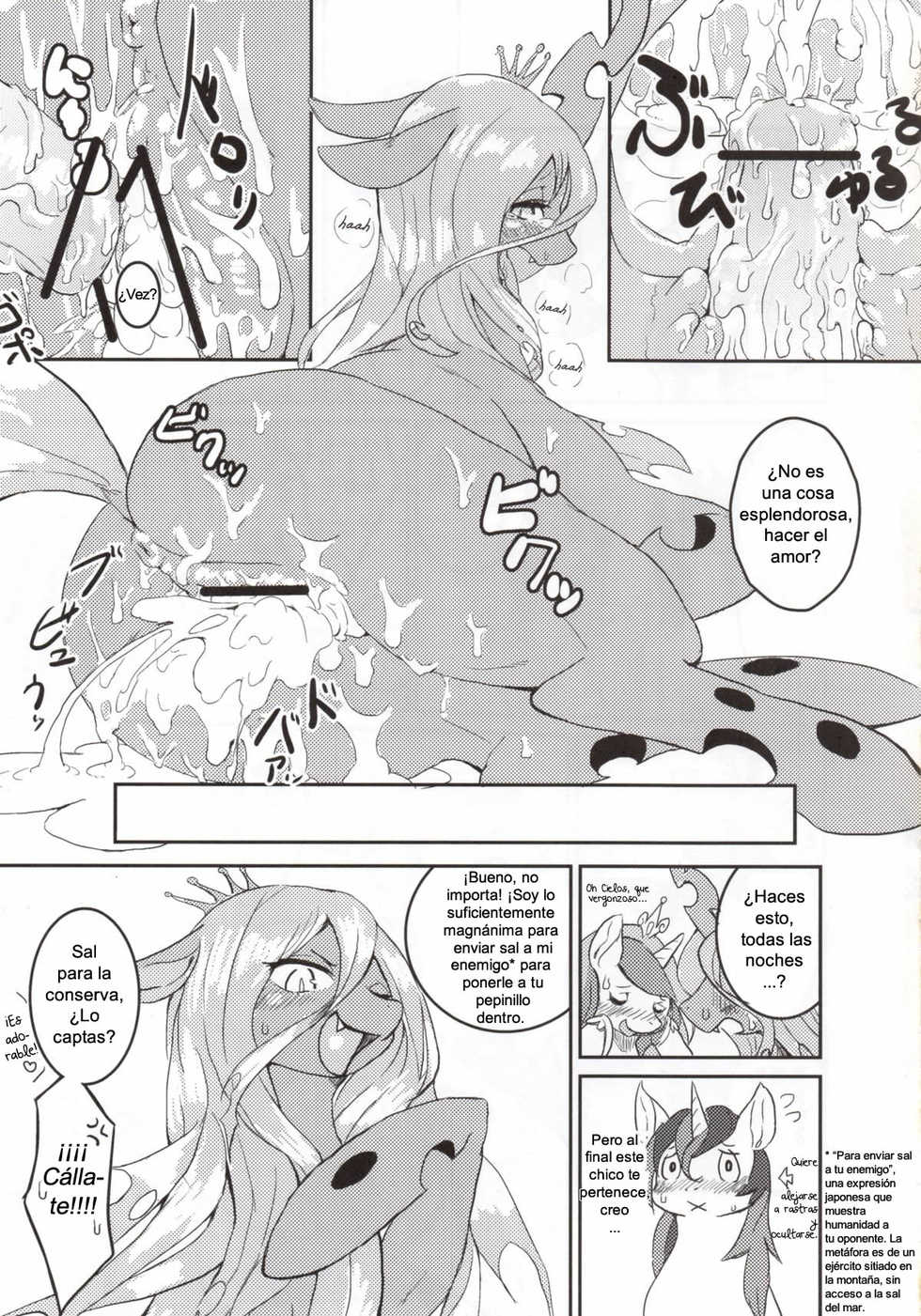 (Kansai! Kemoket 2) [Hoshi Futatsu. (Yoo Oona)] solitary pupa | La Pupa Solitaria (My Little Pony: Friendship is Magic) [Spanish] [Red Fox Makkan] - Page 22
