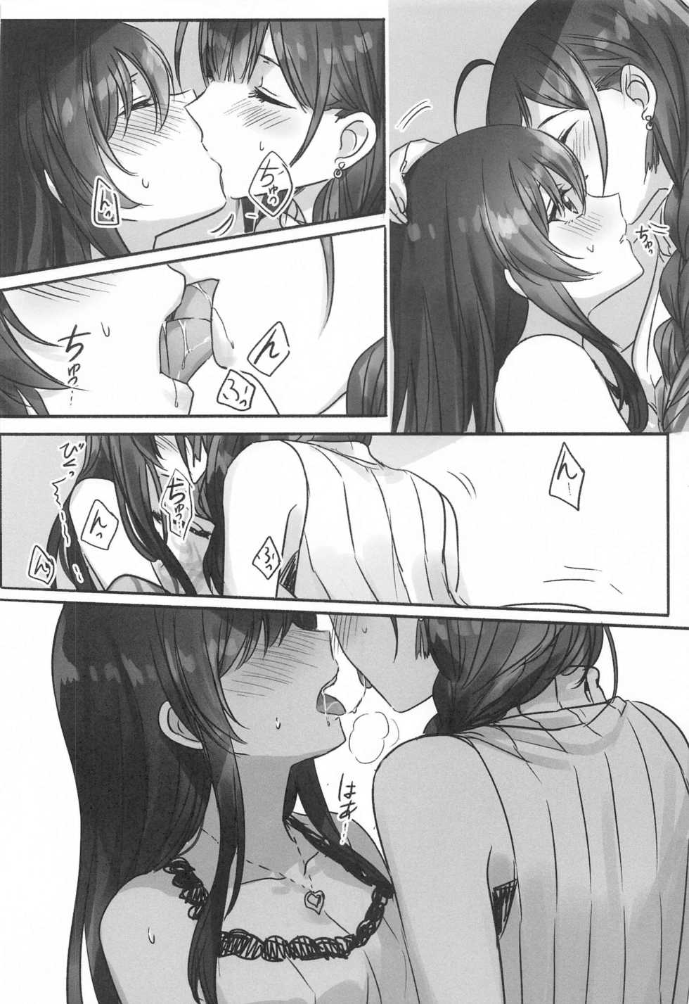 (Utahime Teien 22) [Tsuki no Uragawa (Romi)] Naisho no Aji (THE iDOLM@STER: Shiny Colors) [Spanish] [Nekomi Fans] - Page 9