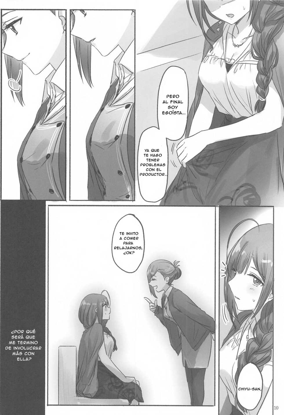 [Tsuki no Uragawa (Romi)] Himitsu (THE iDOLM@STER: Shiny Colors) [Spanish] [Nekomi Fans] - Page 11