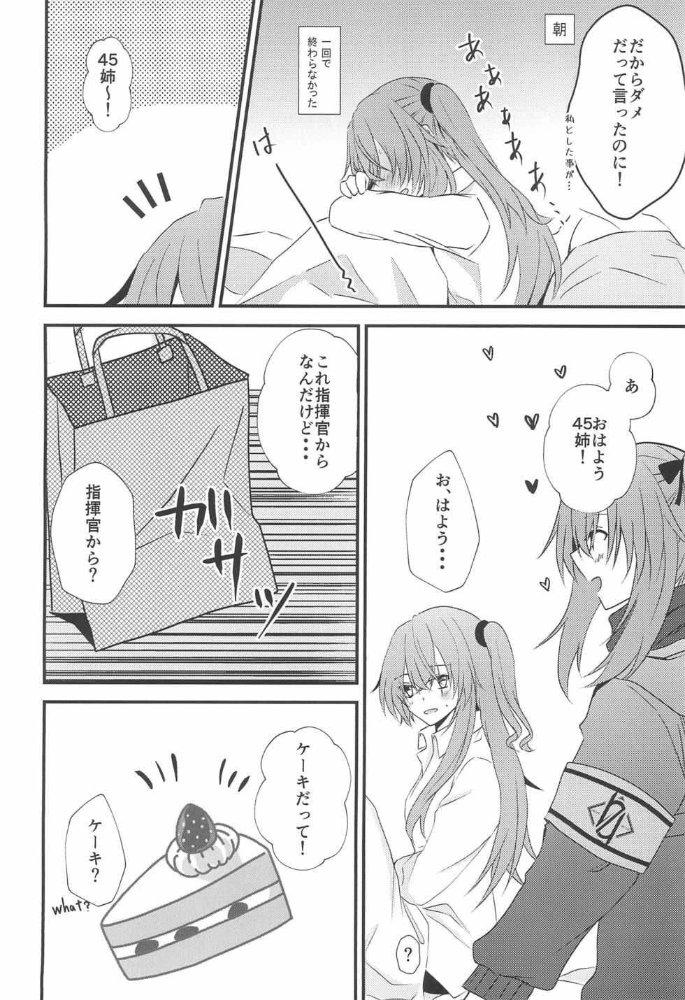 (C95) [azisaikyou (monochrome)] Secret Night (Girls' Frontline) - Page 22