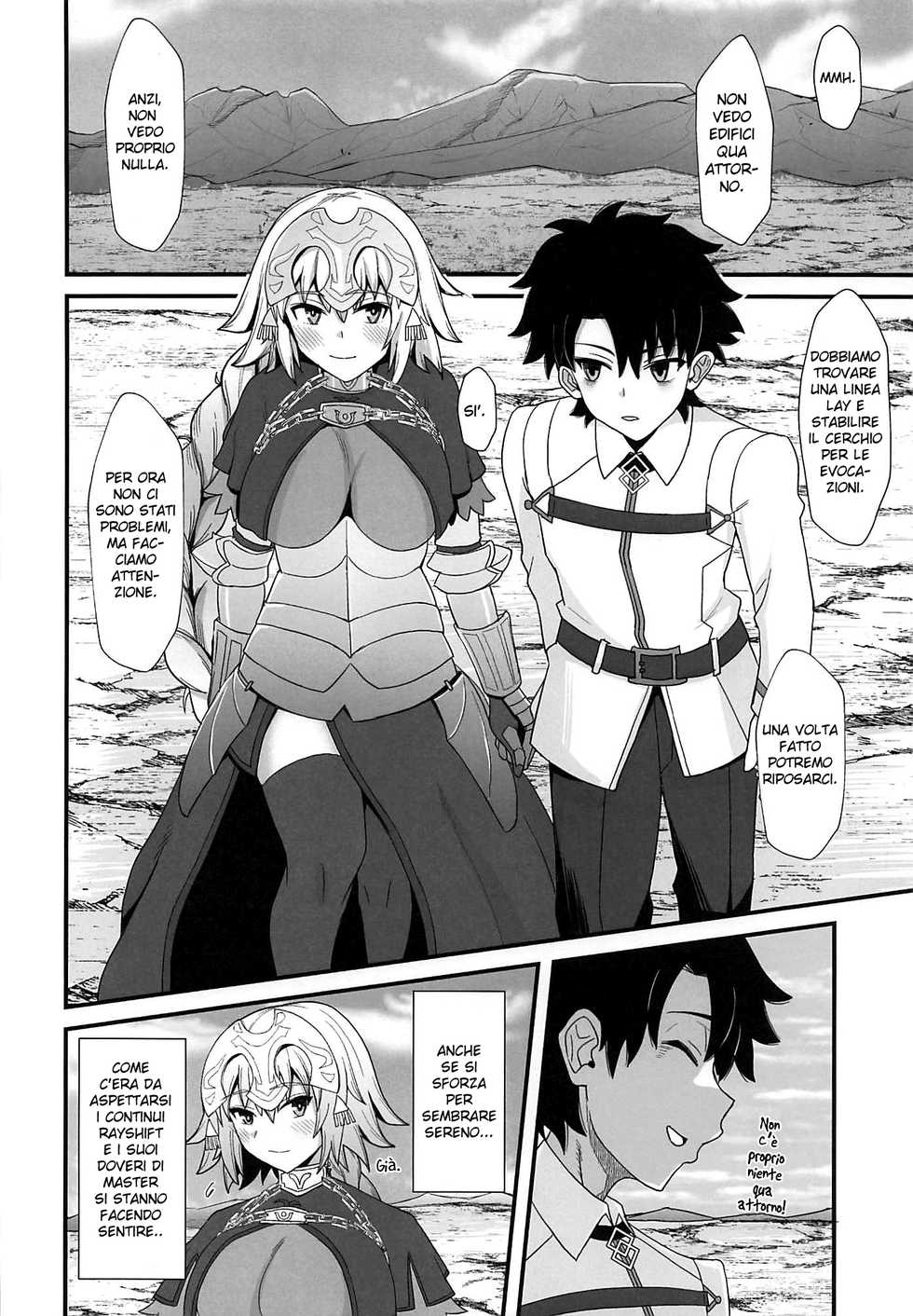 (C96) [Kireinabuta (Butachang)] Jeanne d'Arc de Asobou. (Fate/Grand Order) [Italian] - Page 4