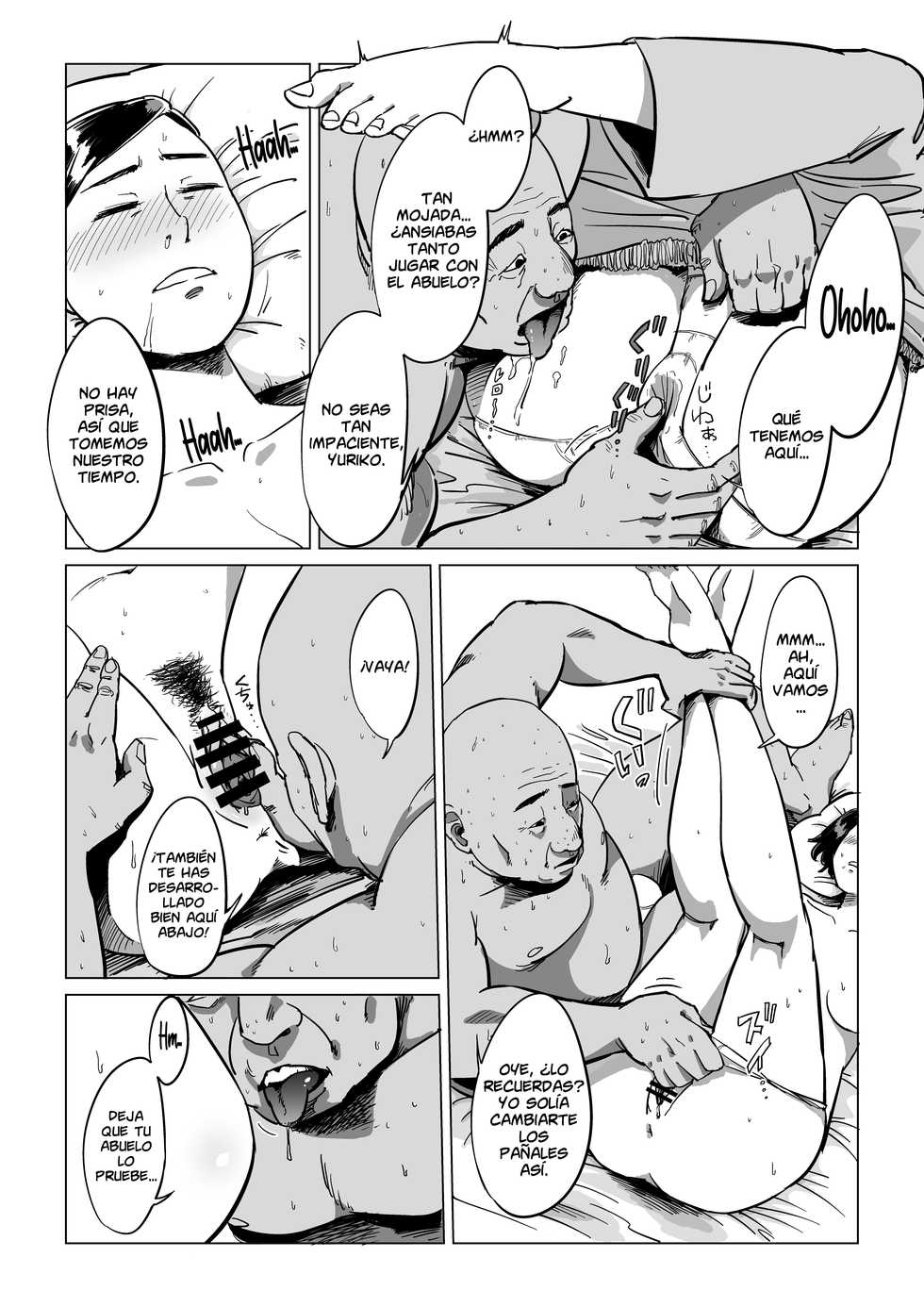 [Shioji] Sofu, Mago to Asobu | El Abuelo Juega con la Nieta [Spanish] [NicoNiiScans] - Page 9