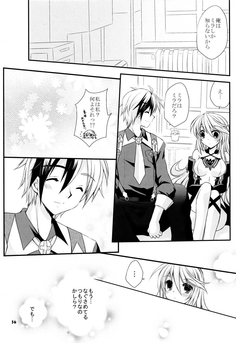 (C83) [ARC (Tamagawa Yukimaru)] Mou Iiyo ne? (Tales of Xillia 2) - Page 35