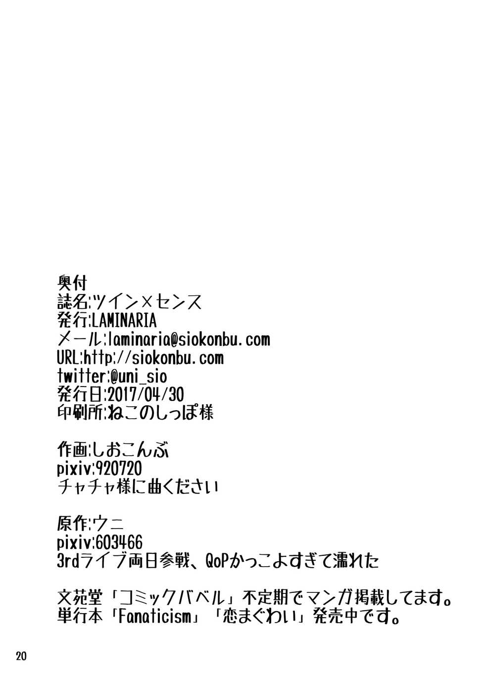 [LAMINARIA (Shiokonbu)] Twin x Sense (Tokyo 7th Sisters) [Spanish] [NekoCreme] [Digital] - Page 18