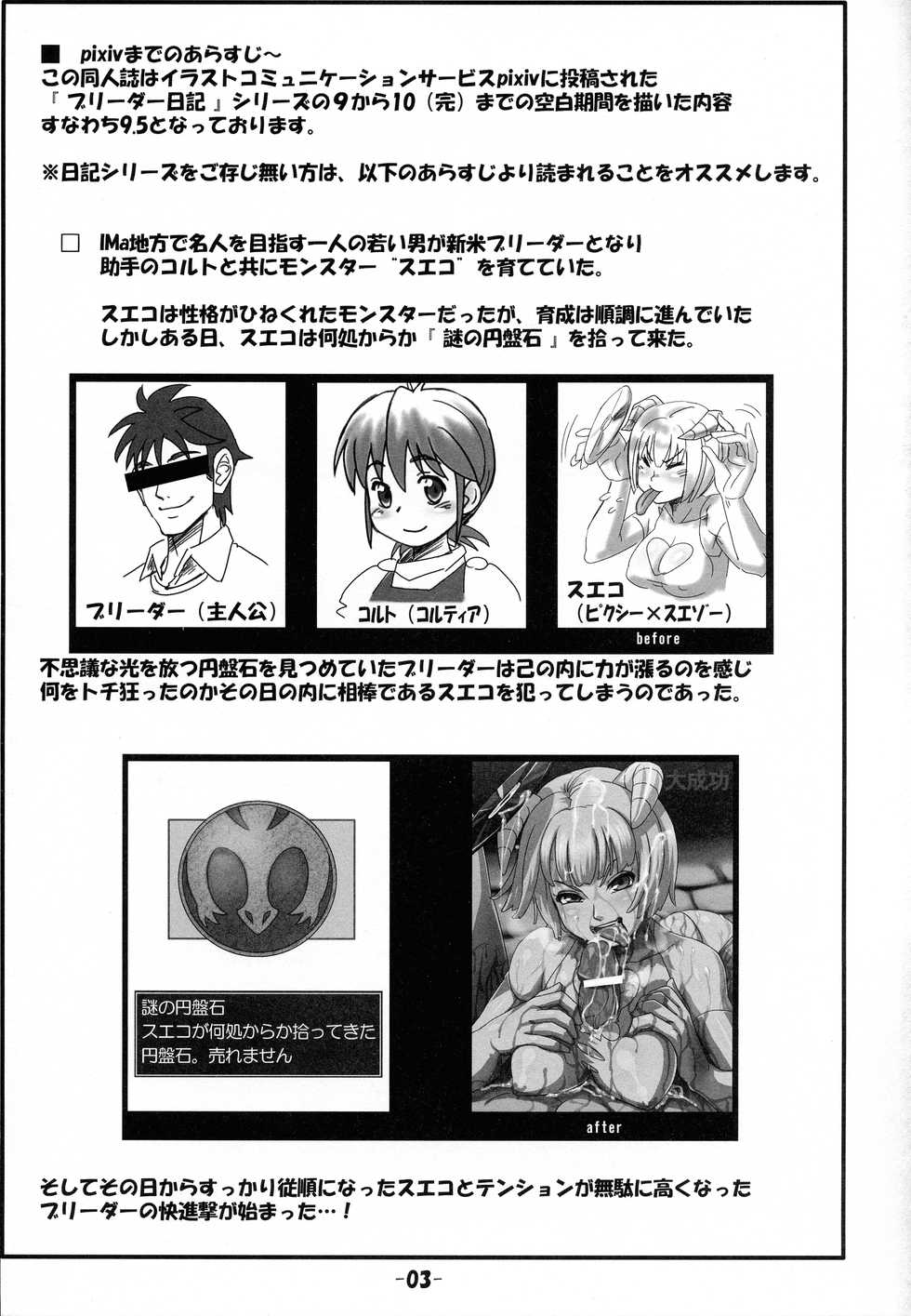 Page 2 Akatsuki Akaza Dou Fusisya O Breeder Nikki 9 5 Monster Farm Akuma Moe