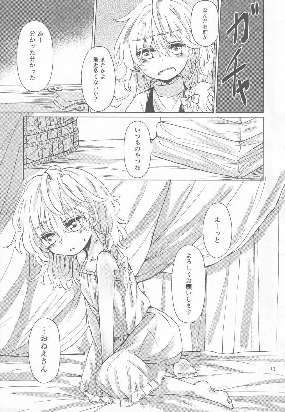 (C96) [AM:TIGER (Various)] Kirisame Mahouten Ura Course Goudou Kirisame Marisa no Ura Kagyou (Touhou Project) - Page 12