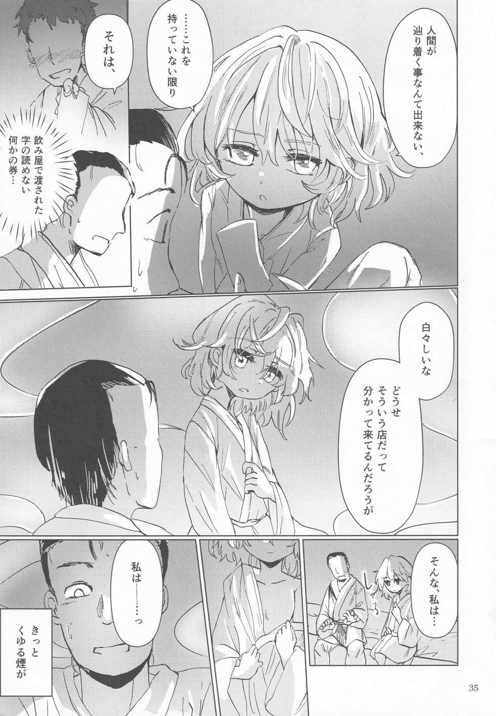 (C96) [AM:TIGER (Various)] Kirisame Mahouten Ura Course Goudou Kirisame Marisa no Ura Kagyou (Touhou Project) - Page 34