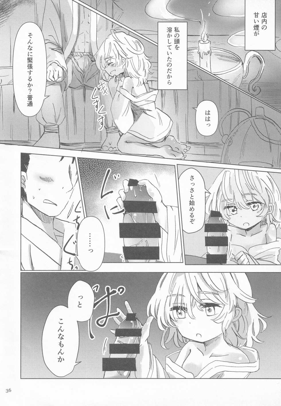 (C96) [AM:TIGER (Various)] Kirisame Mahouten Ura Course Goudou Kirisame Marisa no Ura Kagyou (Touhou Project) - Page 35