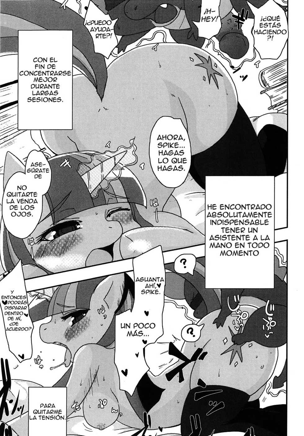 (C83) [Sindoll(Various)] Mi Sukebe Pony, Eromanga es Magia (My Little Pony: Friendship is Magic) [Uncensure] [Spanish] [Red Fox Makkan] - Page 10
