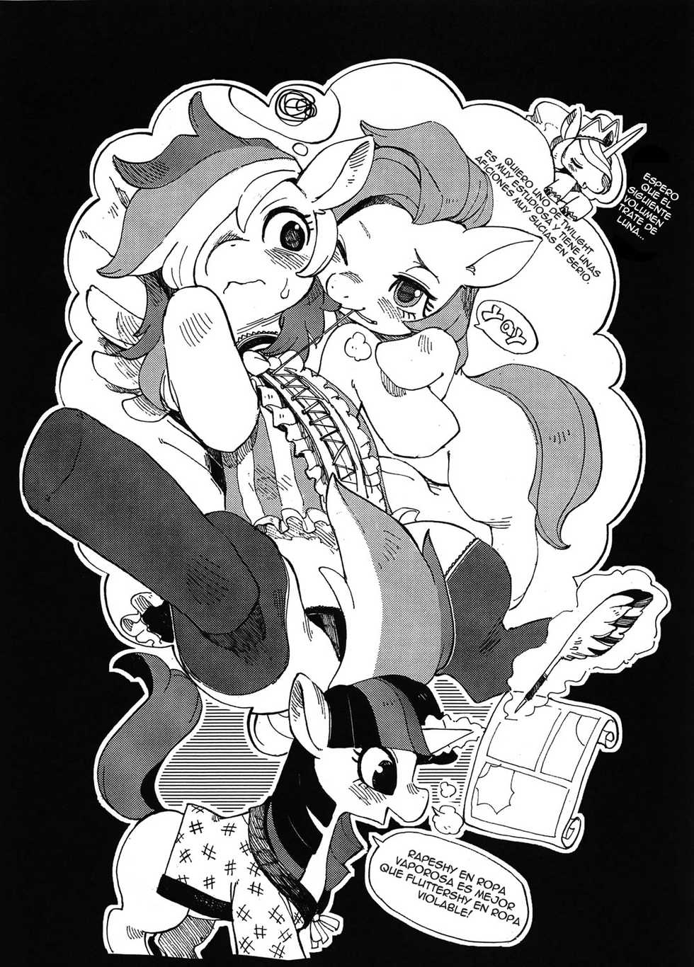 (C83) [Sindoll(Various)] Mi Sukebe Pony, Eromanga es Magia (My Little Pony: Friendship is Magic) [Uncensure] [Spanish] [Red Fox Makkan] - Page 16