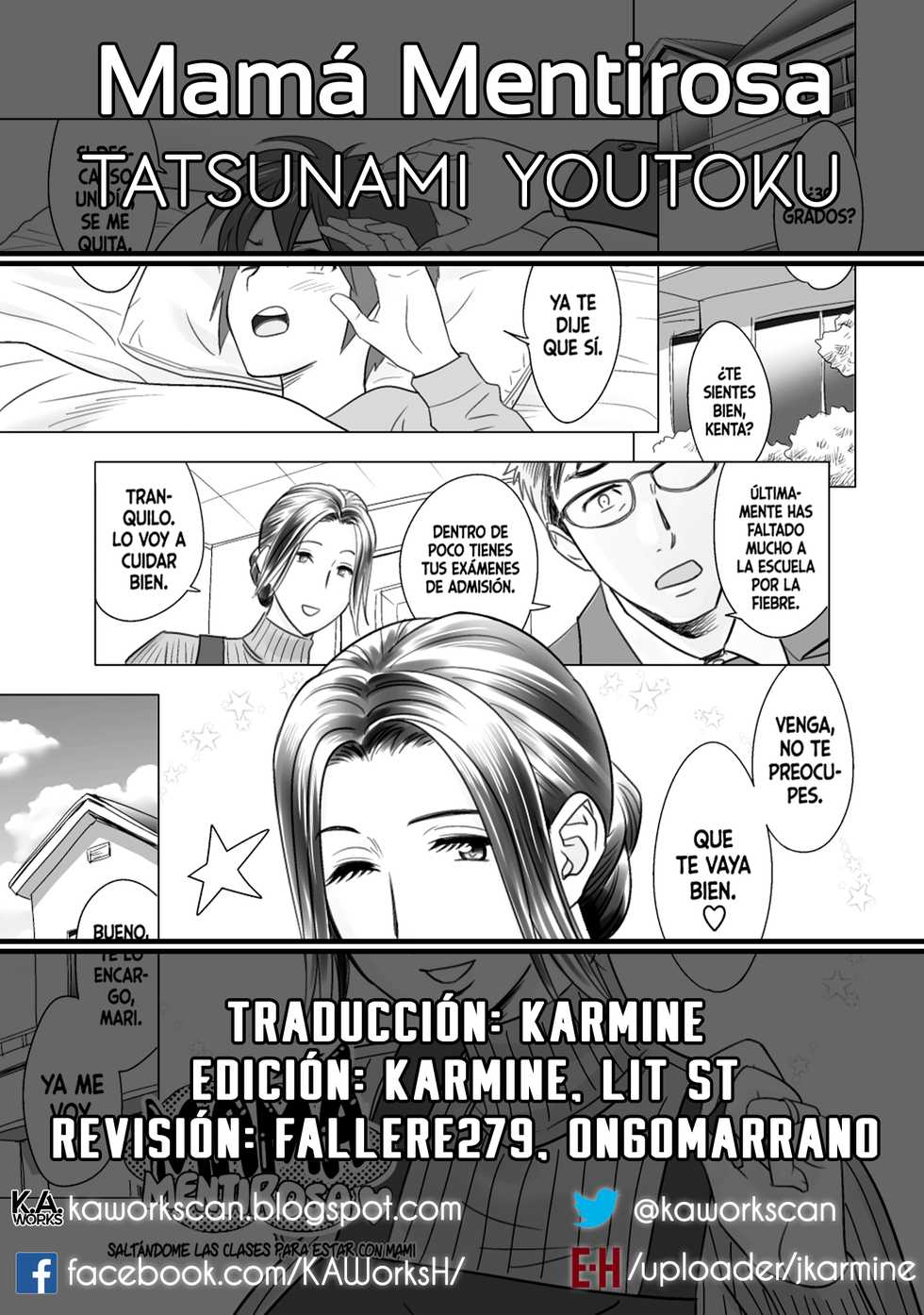 [Re-Fire (Tatsunami Youtoku)] Usotsuki Mama ♥ Mama to Zuruyasumi no Maki | Mamá Mentirosa ♥ Saltándome las clases para estar con mami (Lucky Earth Library Soushuuhen) [Spanish] [K.A. Works] - Page 13