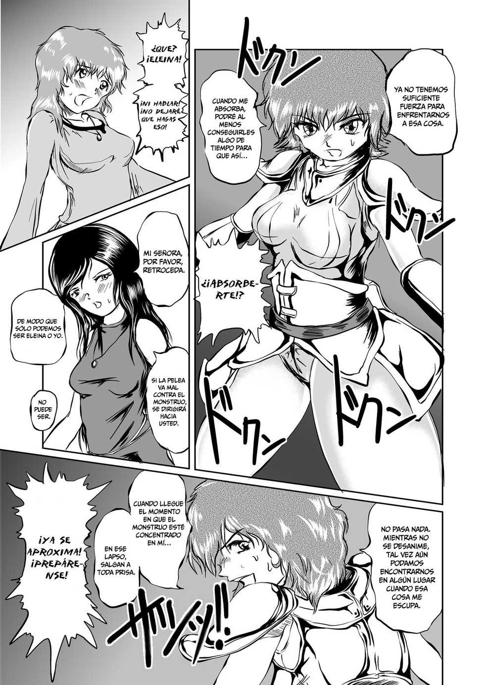 [Erotic Fantasy Larvaturs (Takaishi Fuu)] The Zenmetsu END Kyuushuu Kairou ~ Marunomi LEECH ~ | The Annihilation End SUCTION CLOISTER ~Devouring Leech~ [Spanish] - Page 4
