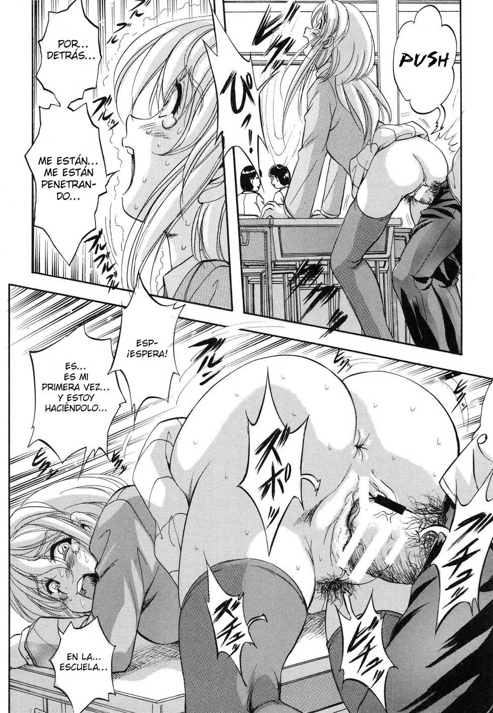 [Kuritsu Yoshihiro] Marutto Kansatsu Inkou Kyoushitsu - Let's Observe a Public Fuck in a Classroom Ch. 1-6 [Spanish] - Page 30