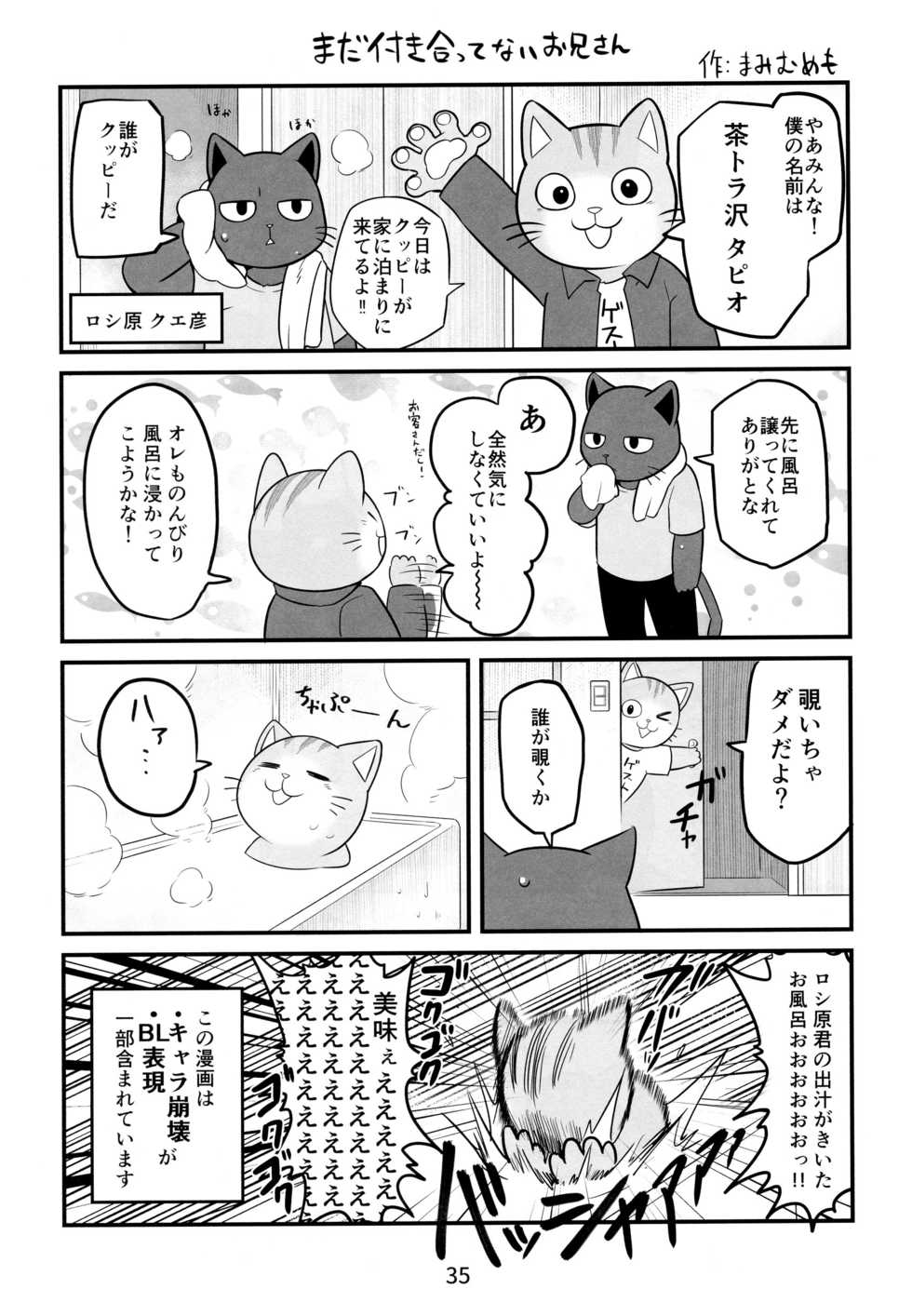 (Kansai! Kemoket 7) [Kudamono damono (Kajitsu)] Kagayake! Onii-san (Hataraku Onii-san!) - Page 35