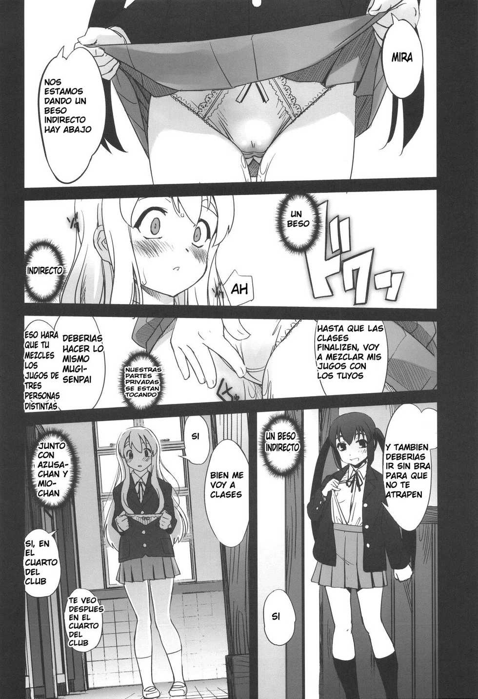 (C76) [G-Power! (Sasayuki)] Nekomimi to Toilet to Houkago no Bushitsu | Cat Ears And A Restroom And The Club Room After School (K-ON) [Spanish][Mugidanshi Fansub] - Page 19