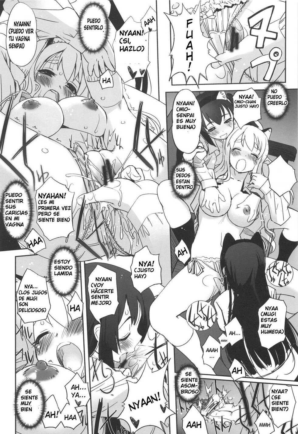 (C76) [G-Power! (Sasayuki)] Nekomimi to Toilet to Houkago no Bushitsu | Cat Ears And A Restroom And The Club Room After School (K-ON) [Spanish][Mugidanshi Fansub] - Page 21