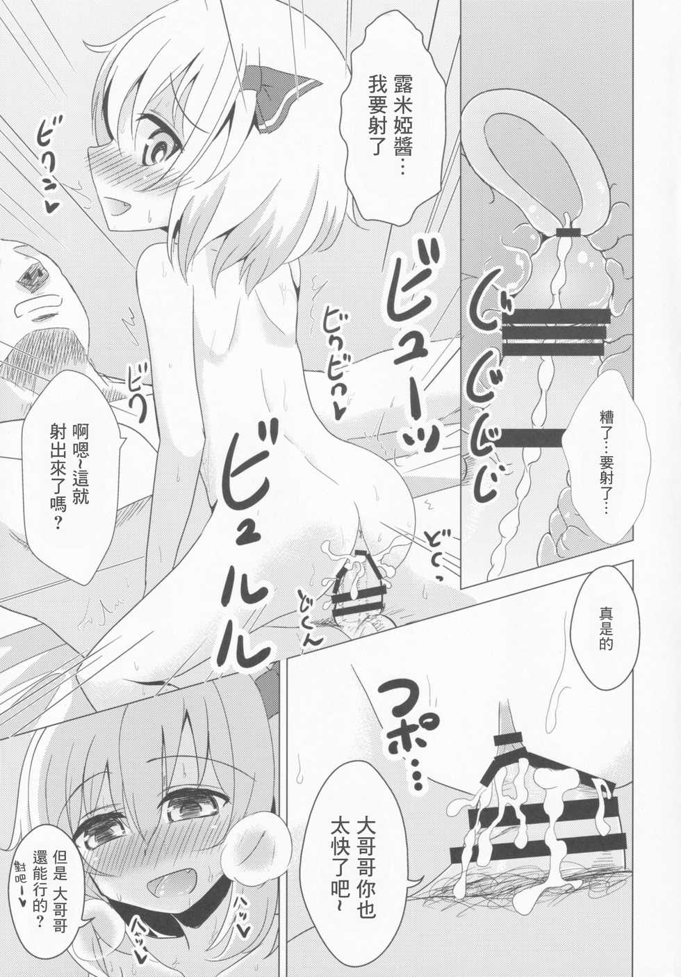 (C87) [Noramani (Aokoji)] DeliHeal Rumia (Touhou Project) [Chinese] [零食汉化组] - Page 19