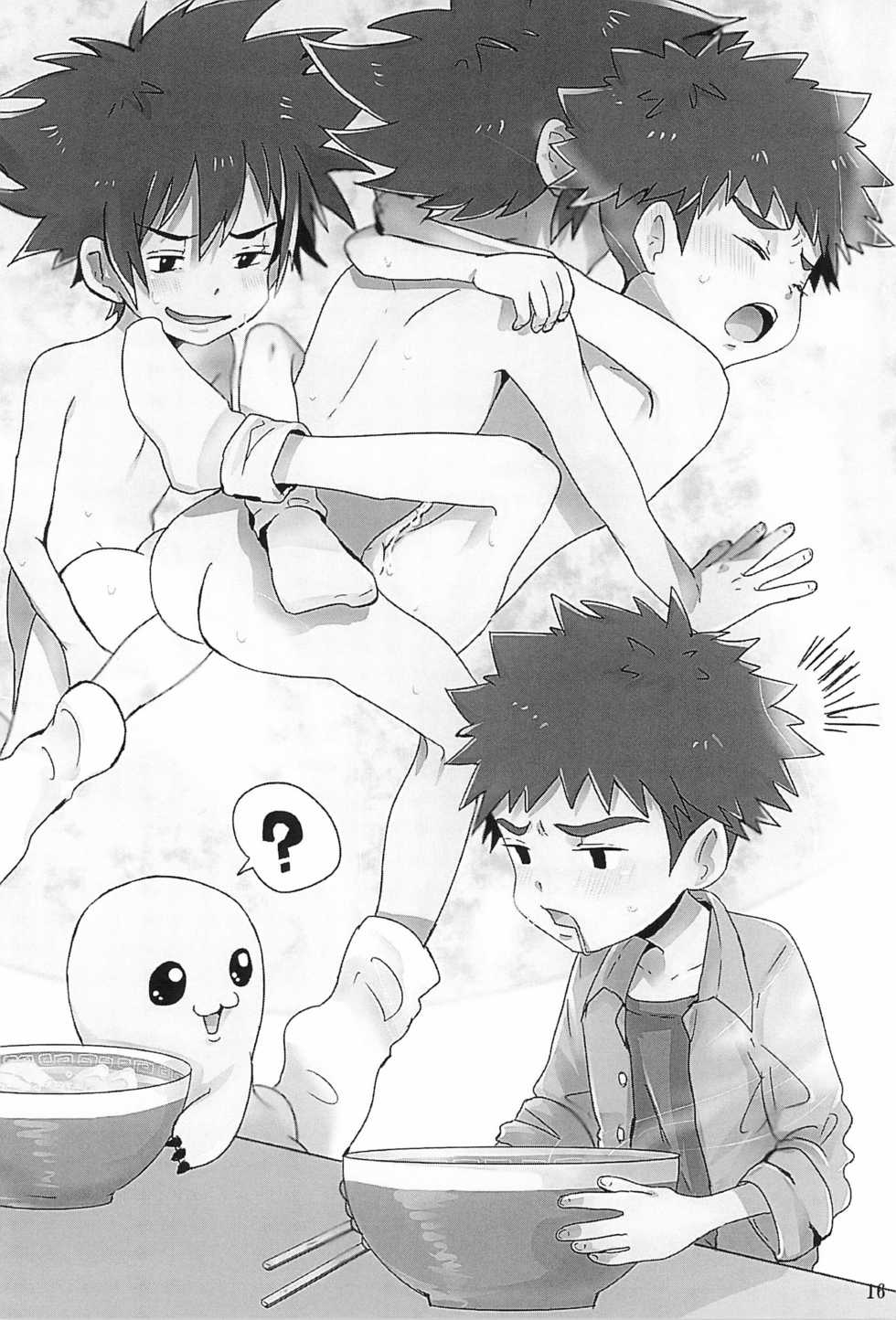 (DIGIColle7) [Fumin Alcoholic. (Various)] Bokura no Ramen x Sex (Digimon) - Page 20