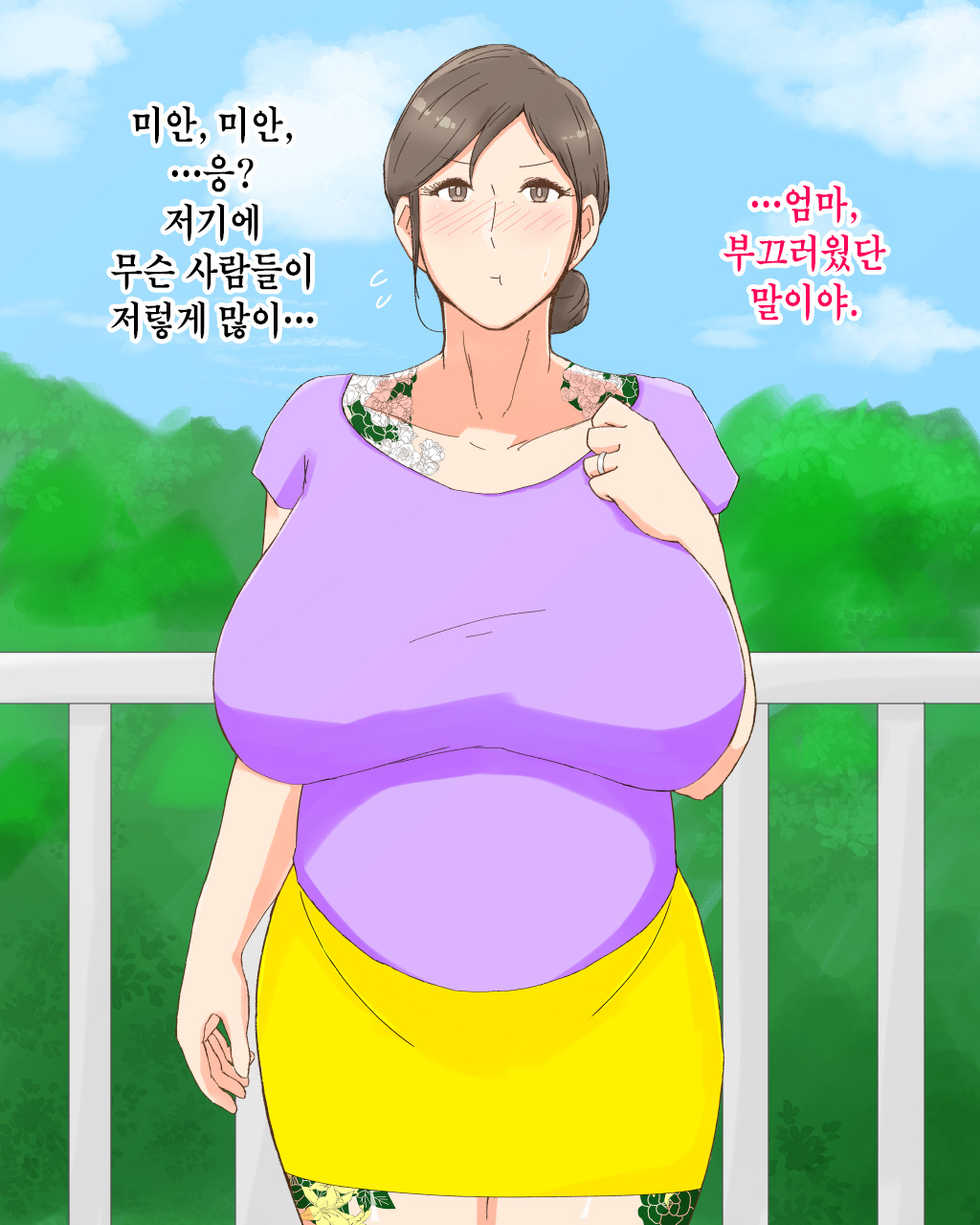 [Nureshidare] Boshi Dain Nichijou ~Boku no Tane de Haranda Kaa-san to Nakadashi Shimakuri Ryoukou Hen~ | 모자타음일상 ~나의 씨로 임신한 엄마와 주구장창 질싸 여행편~ [Korean] - Page 10