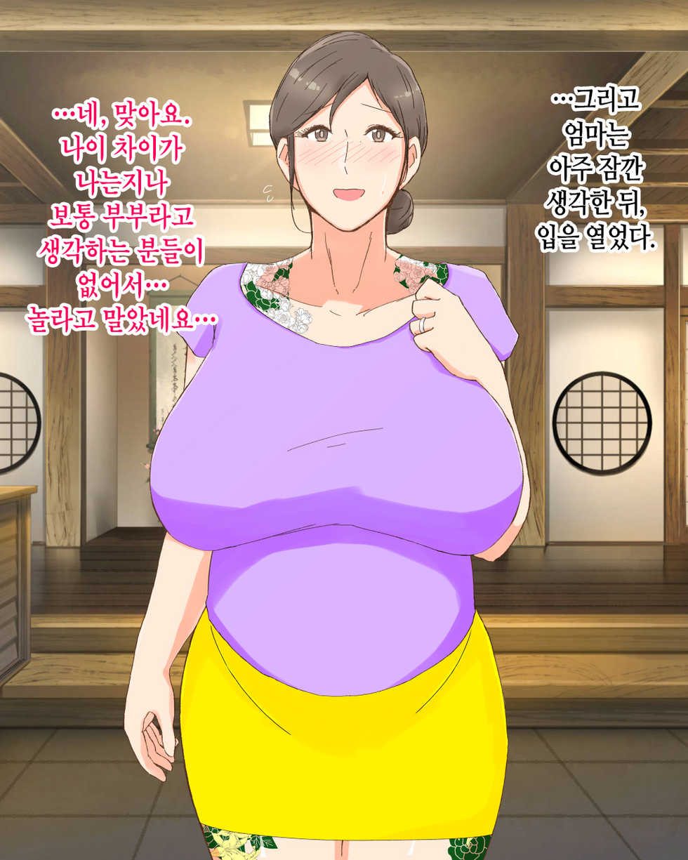 [Nureshidare] Boshi Dain Nichijou ~Boku no Tane de Haranda Kaa-san to Nakadashi Shimakuri Ryoukou Hen~ | 모자타음일상 ~나의 씨로 임신한 엄마와 주구장창 질싸 여행편~ [Korean] - Page 21