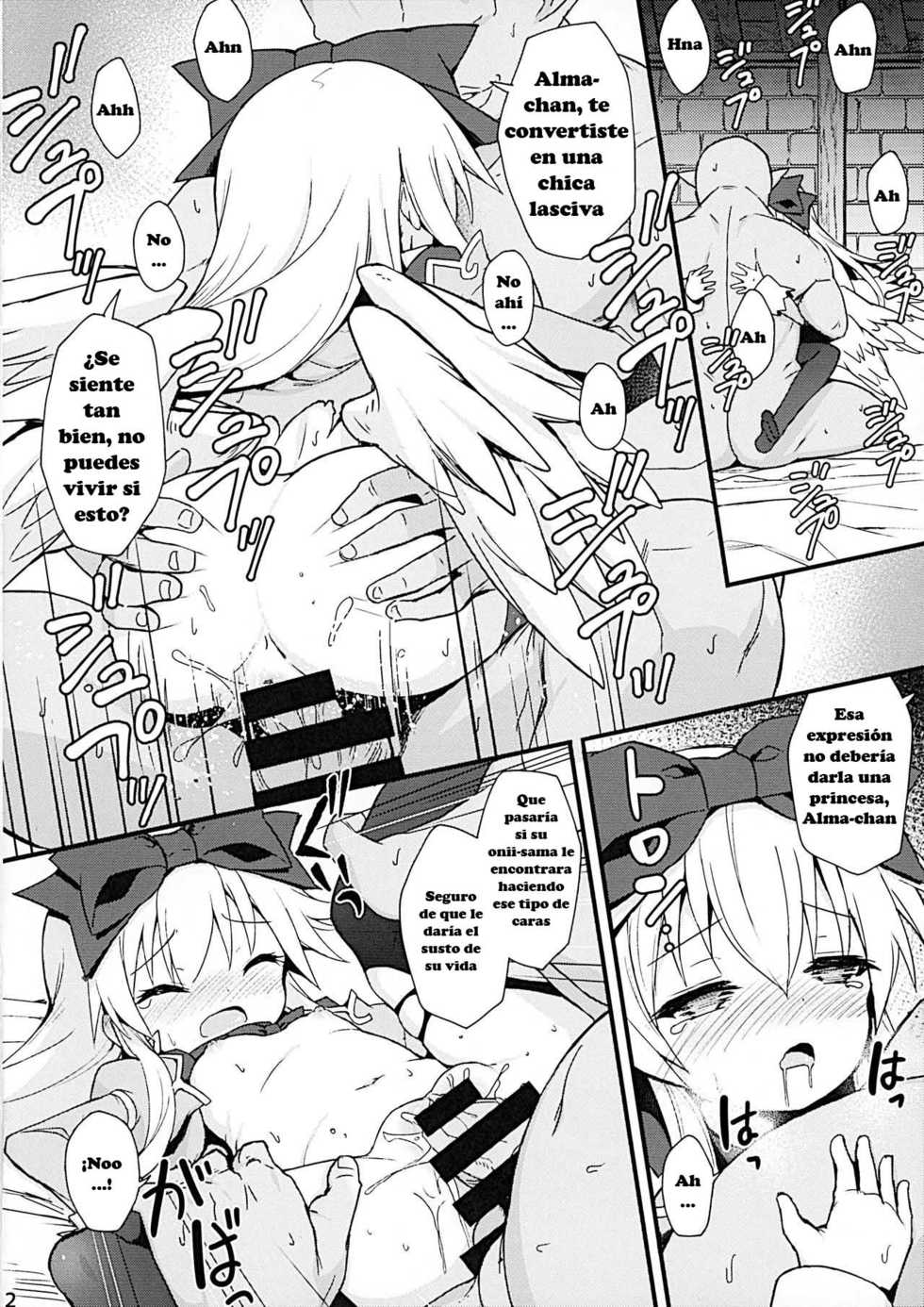 (C92) [Kanariya Bai Kanariya (Maya Gorou)] Alma ga Arekore Sareru no o Nagameru Hon. 4 (Shinrabansho) [Spanish] - Page 30