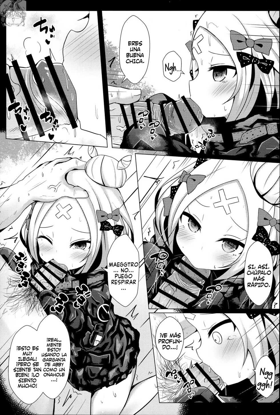 [Shiki be careful (Shiki)] Hyoushi ni Ippai Condom o Kaiteiru kedo Nakami ni wa Condom ga Nai Abigail no Usui Hon (Fate/Grand Order) [Spanish] - Page 7