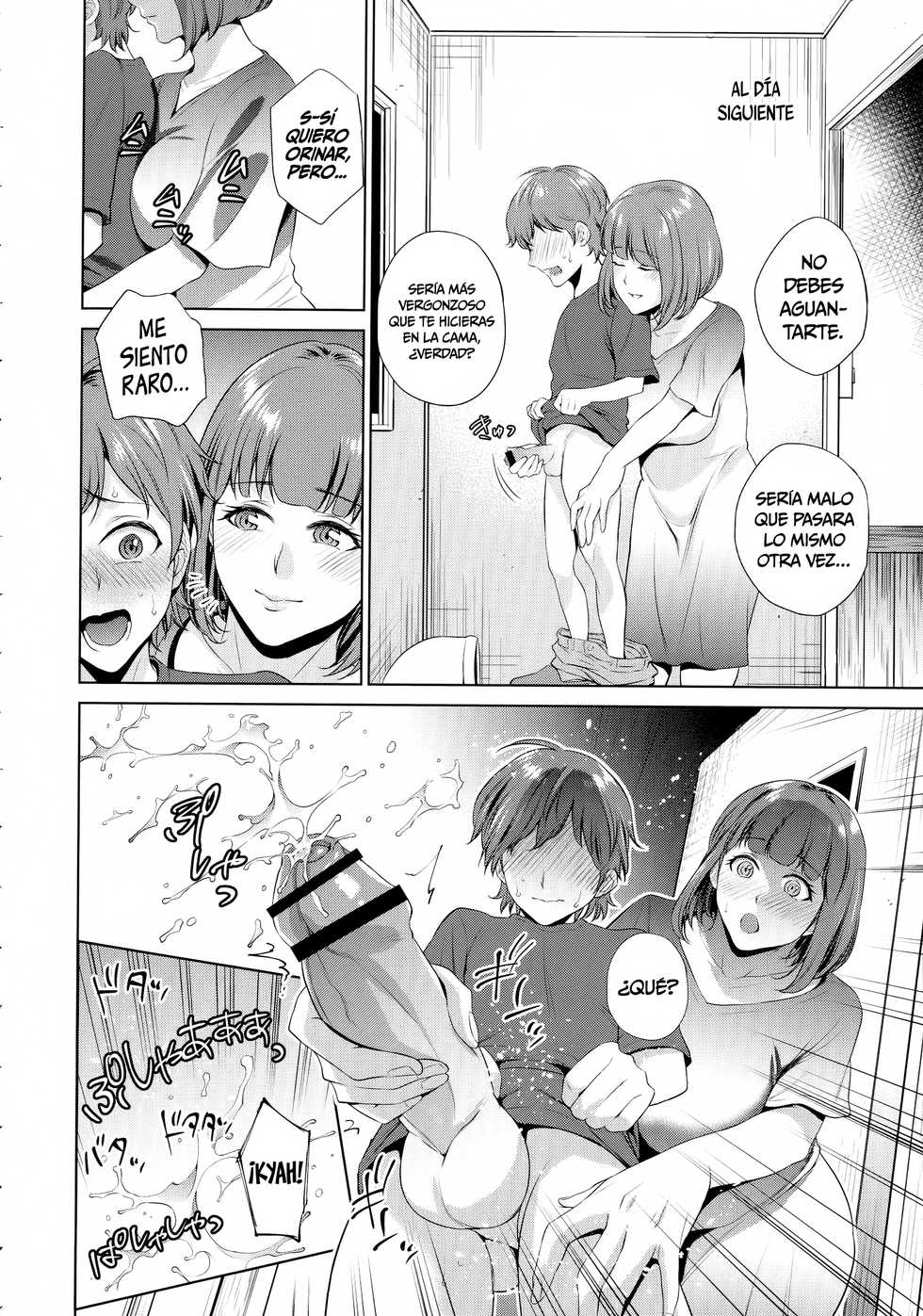 [Natsu no Oyatsu] Haha to Majiwaru Hi | El día que me conecté con mamá [Spanish] [K.A. Works] - Page 35