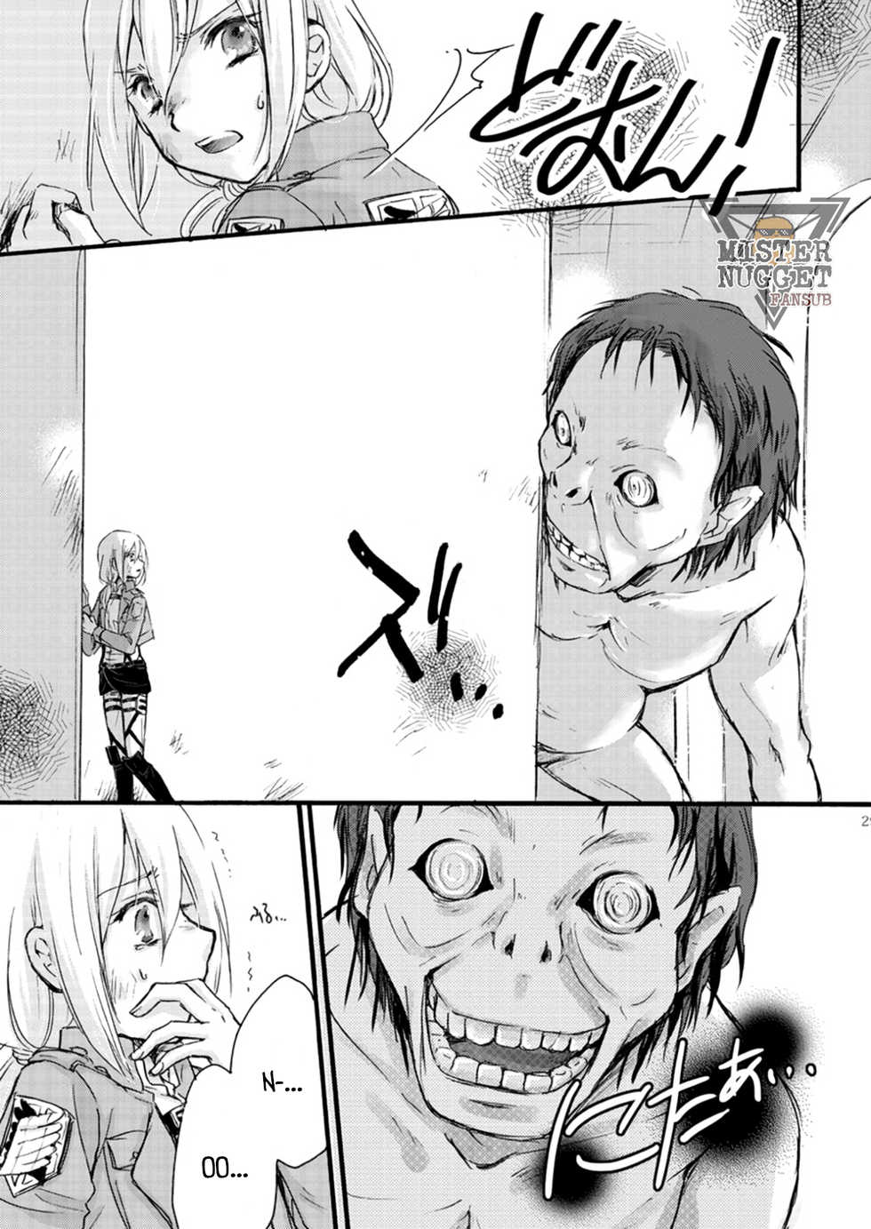 [(Soraho)] Bakemono no koi (Shingeki no Kyojin) [Spanish] [Mister Nugget] - Page 27