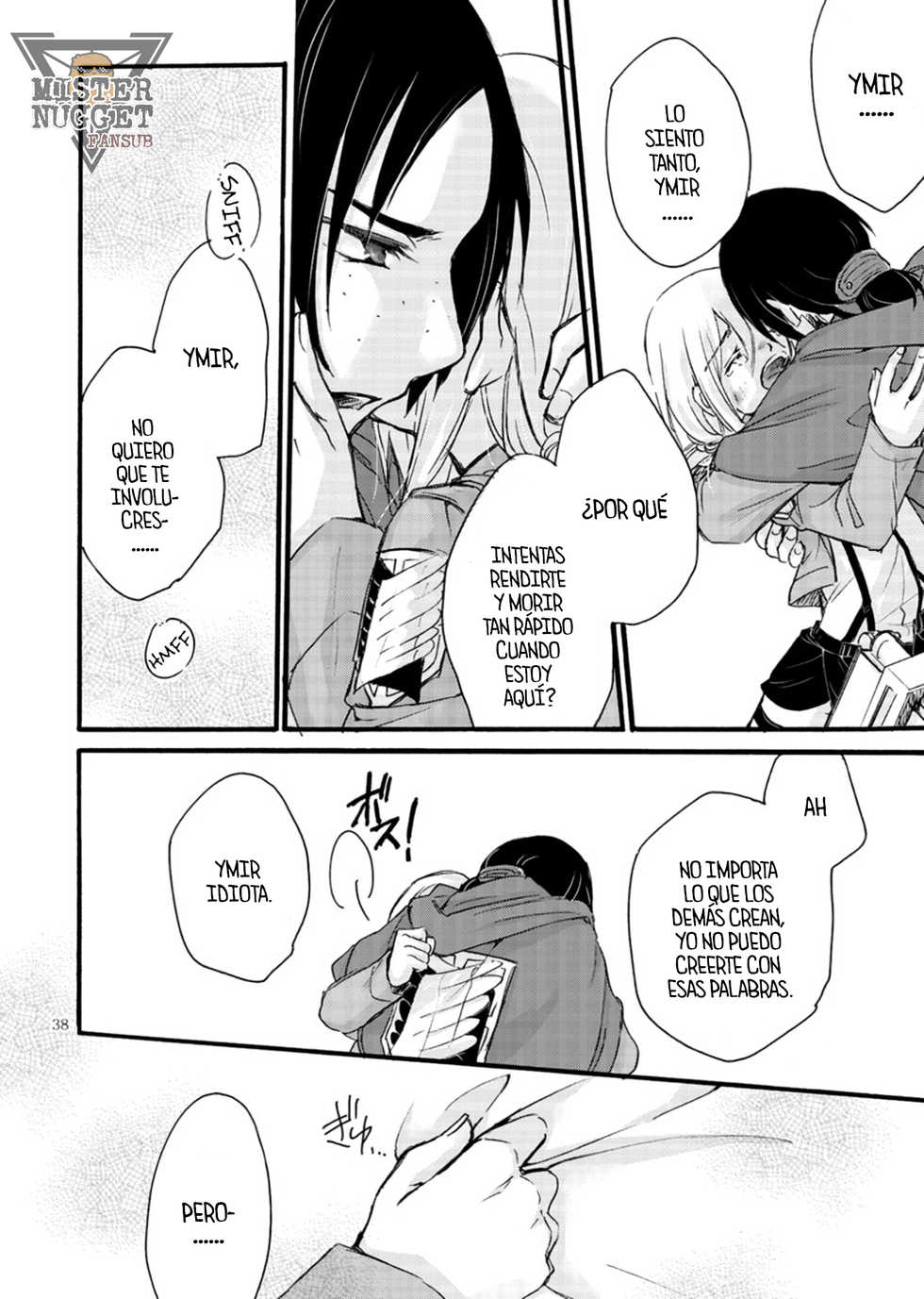[(Soraho)] Bakemono no koi (Shingeki no Kyojin) [Spanish] [Mister Nugget] - Page 36