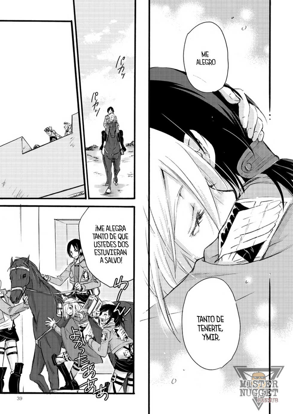 [(Soraho)] Bakemono no koi (Shingeki no Kyojin) [Spanish] [Mister Nugget] - Page 37