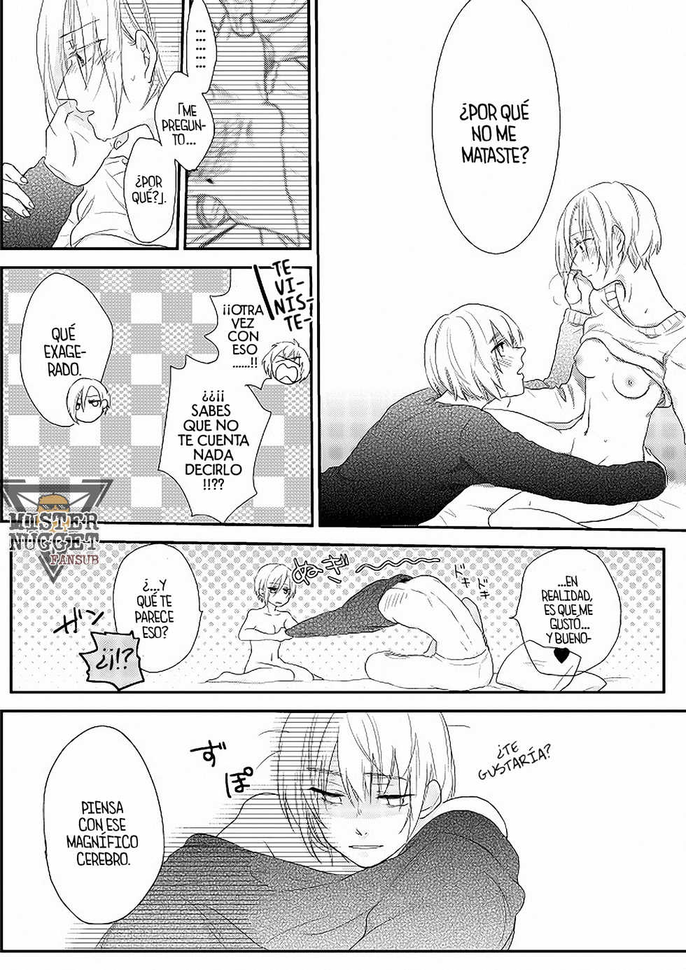 [Morimori (Guriguri)] Life goes on (Shingeki no Kyojin) [Spanish] [Mister Nugget] [Digital] - Page 9