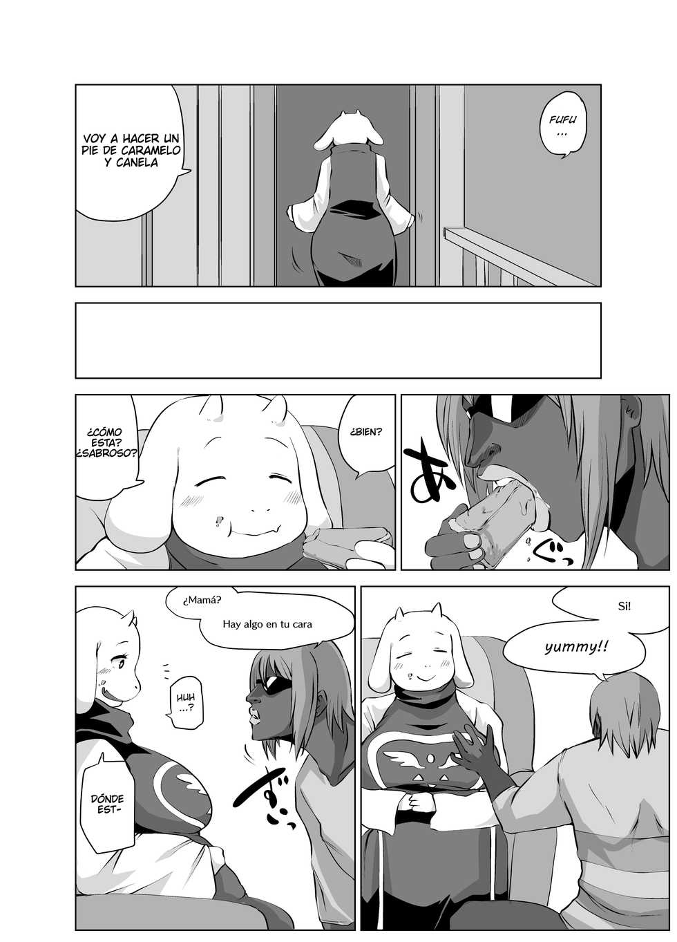 (Minna no Ketsui) [Ortensia (Shinobe)] EDM (Undertale) [Spanish] - Page 7