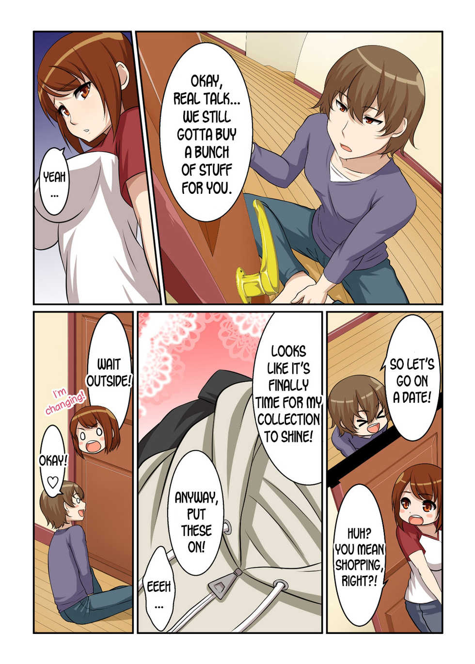 [Pink Pineapple] Nyotamen! ~Nyotaika Shita Ore wa Aniki no Kanojo!~ 2 | Nyotamen! ~I've turned into a girl and became my brother's girlfriend!~ 2 [English] [desudesu] - Page 10