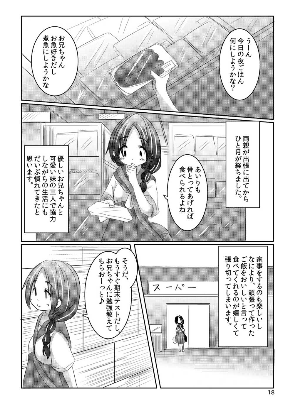 [You You Tsuushin (Shinonome Yuu)] Imouto no Mitsu [Digital] - Page 17